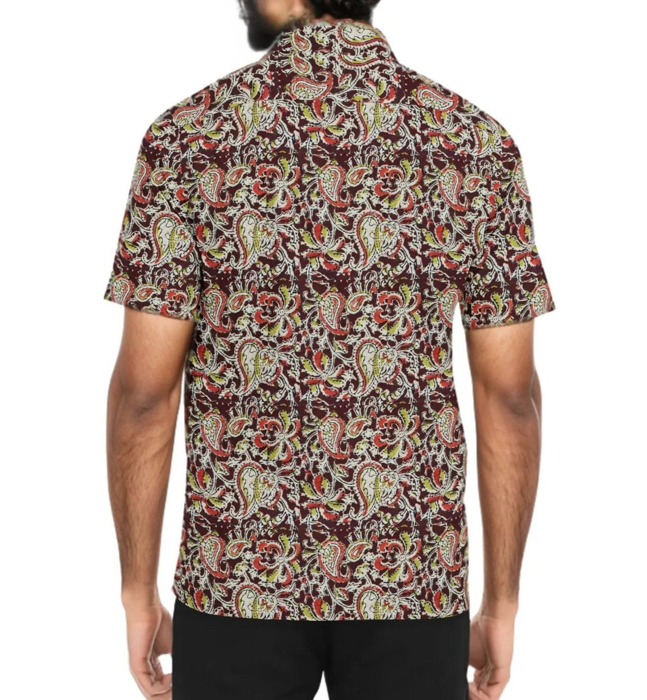 MyMahak Kalamkari Brown Shirt