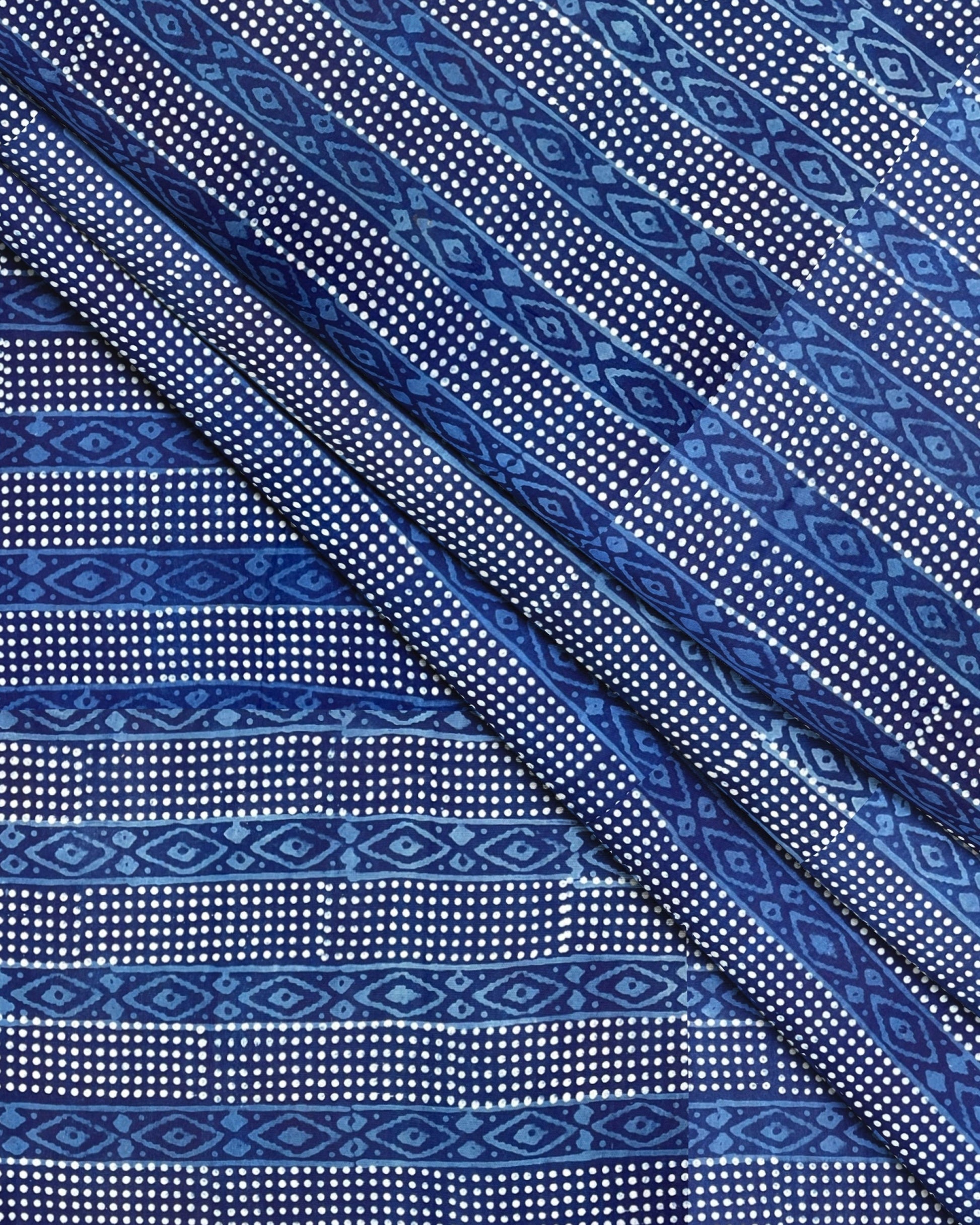My Mahak Blue Yellow Geometric Shirt